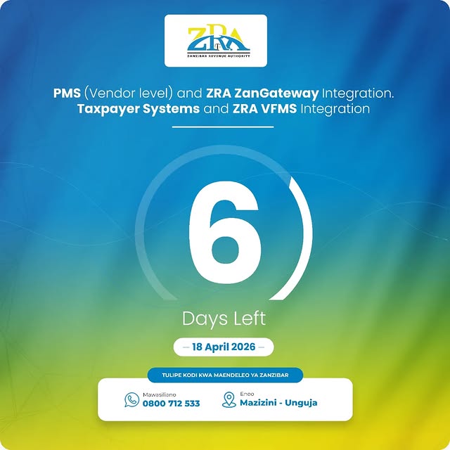 ZRA Zanzibar: Official Compliance Reminder on Social Media